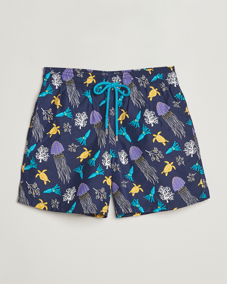 Hombres | Bañadores | Vilebrequin | Moorea Swim Shorts Navy Blue