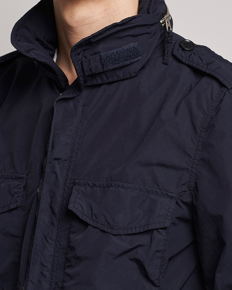Hombres | Abrigos y chaquetas | Aspesi | Giubotto Garment Dyed Field Jacket Navy