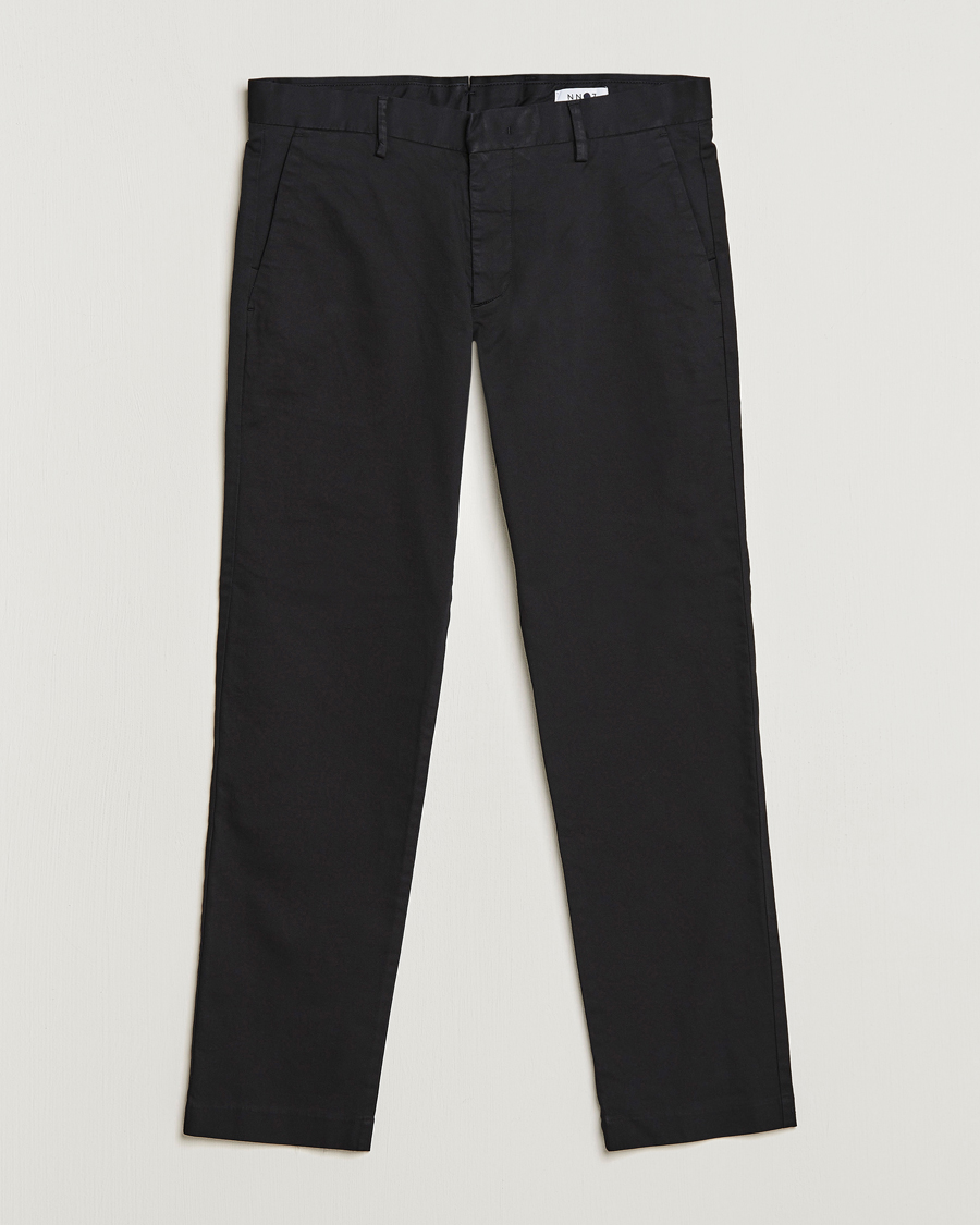Hombres | Pantalones | NN07 | Theo Regular Fit Stretch Chinos Black
