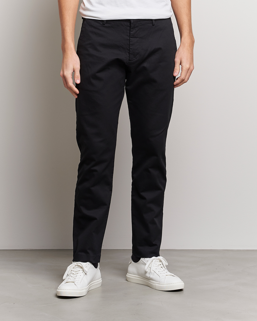 Hombres | Pantalones | NN07 | Theo Regular Fit Stretch Chinos Black