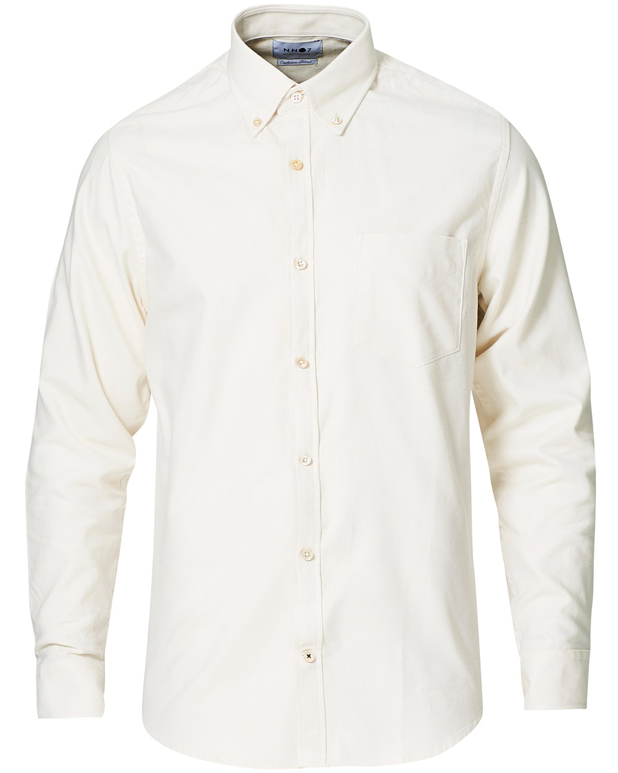 Hombres | Camisas | NN07 | Levon Oxford/Cashmere Shirt Egg White