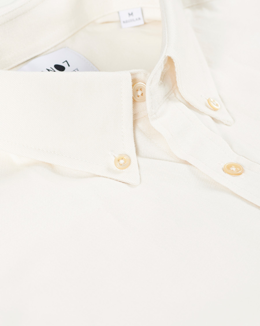 Hombres | Camisas | NN07 | Levon Oxford/Cashmere Shirt Egg White