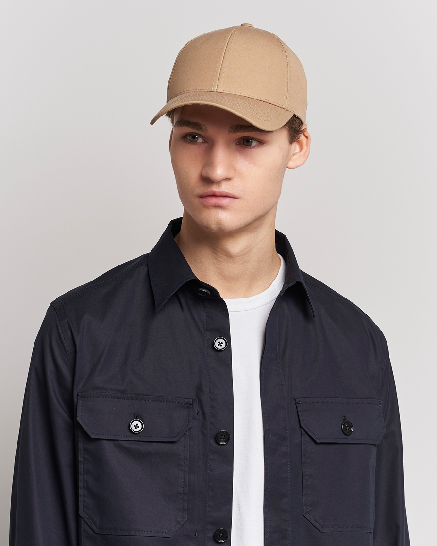 Hombres | Sombreros y gorras | Varsity Headwear | Cotton Baseball Cap Sand Beige