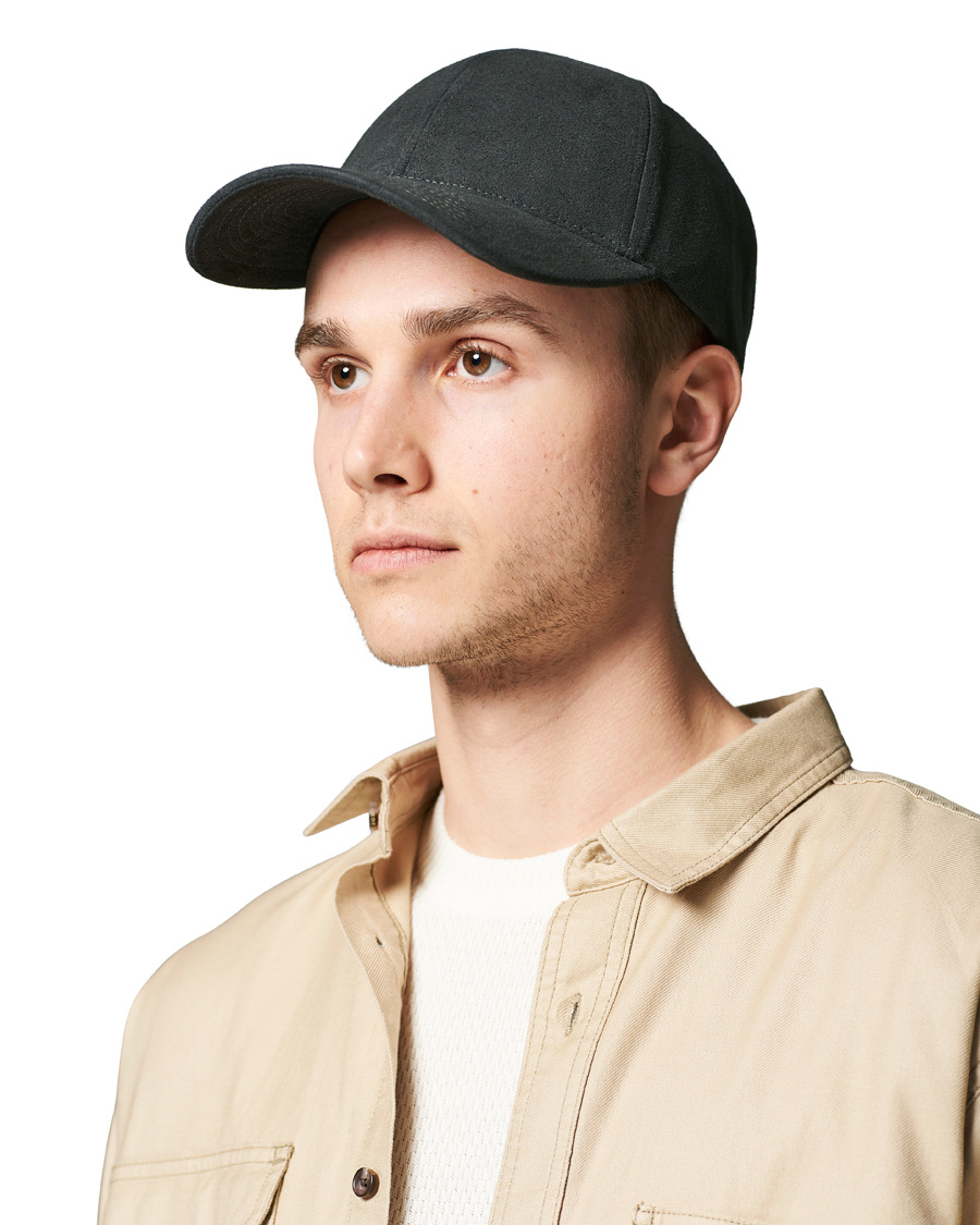 Hombres | Varsity Headwear Alcantara Baseball Cap Anthracite Grey | Varsity Headwear | Alcantara Baseball Cap Anthracite Grey