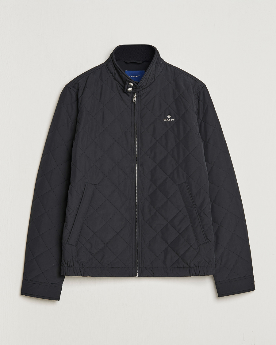 Hombres | Abrigos y chaquetas | Gant | The Quilted Windcheater Black