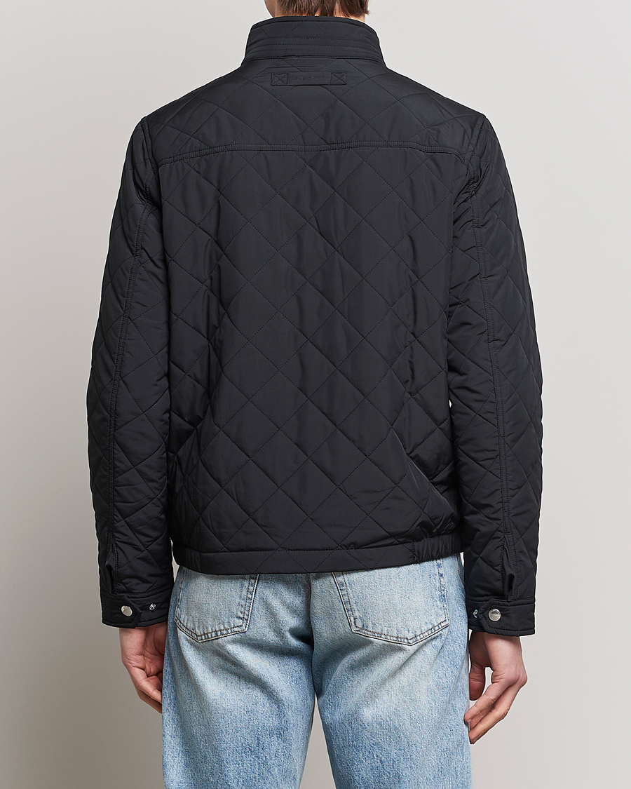 Hombres | Abrigos y chaquetas | Gant | The Quilted Windcheater Black