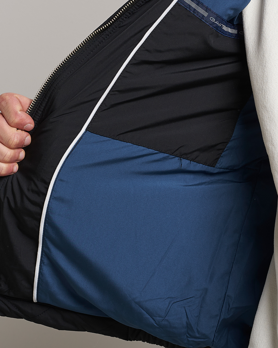 Hombres | Abrigos y chaquetas | Gant | The Quilted Windcheater Black