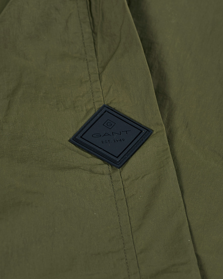 Hombres | Abrigos y chaquetas | GANT | Nylon Harrington Jacket Dark Leaf
