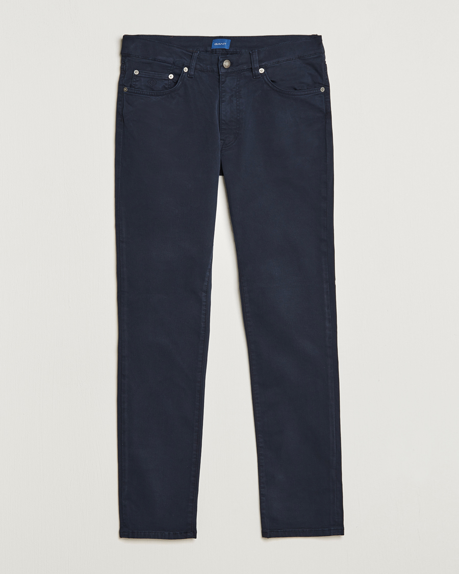 Hombres | Pantalones | GANT | Hayes Desert Jeans Navy