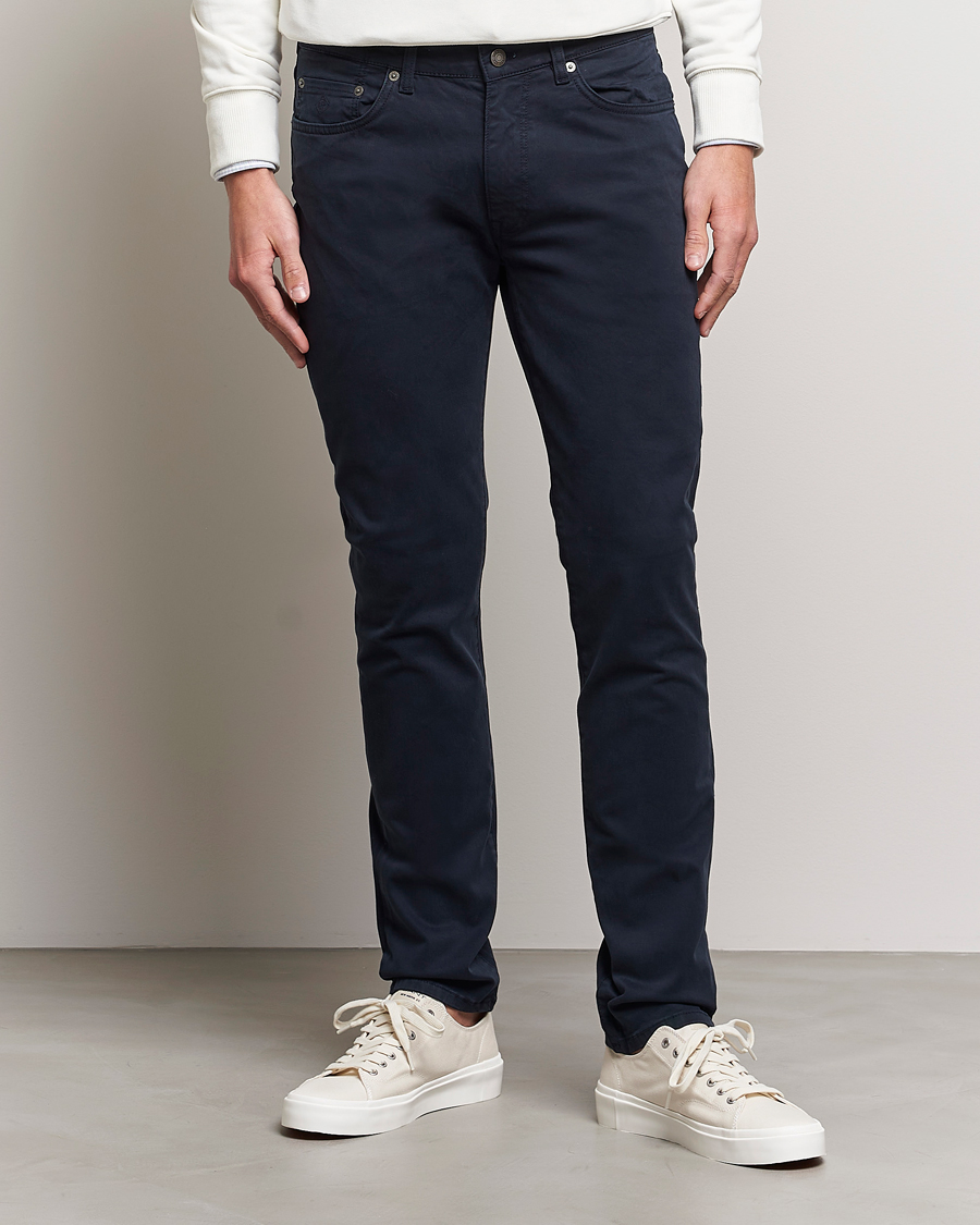 Hombres | Pantalones | GANT | Hayes Desert Jeans Navy