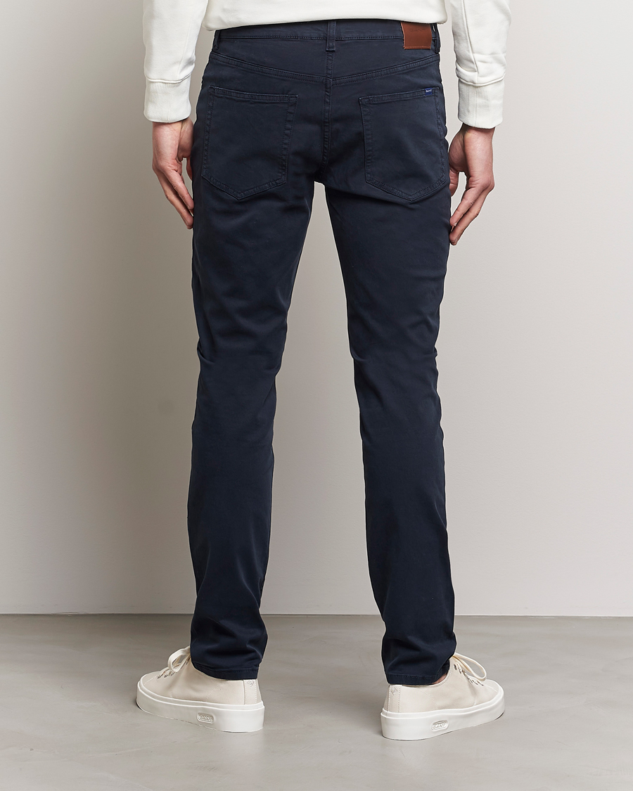 Hombres | Pantalones | GANT | Hayes Desert Jeans Navy