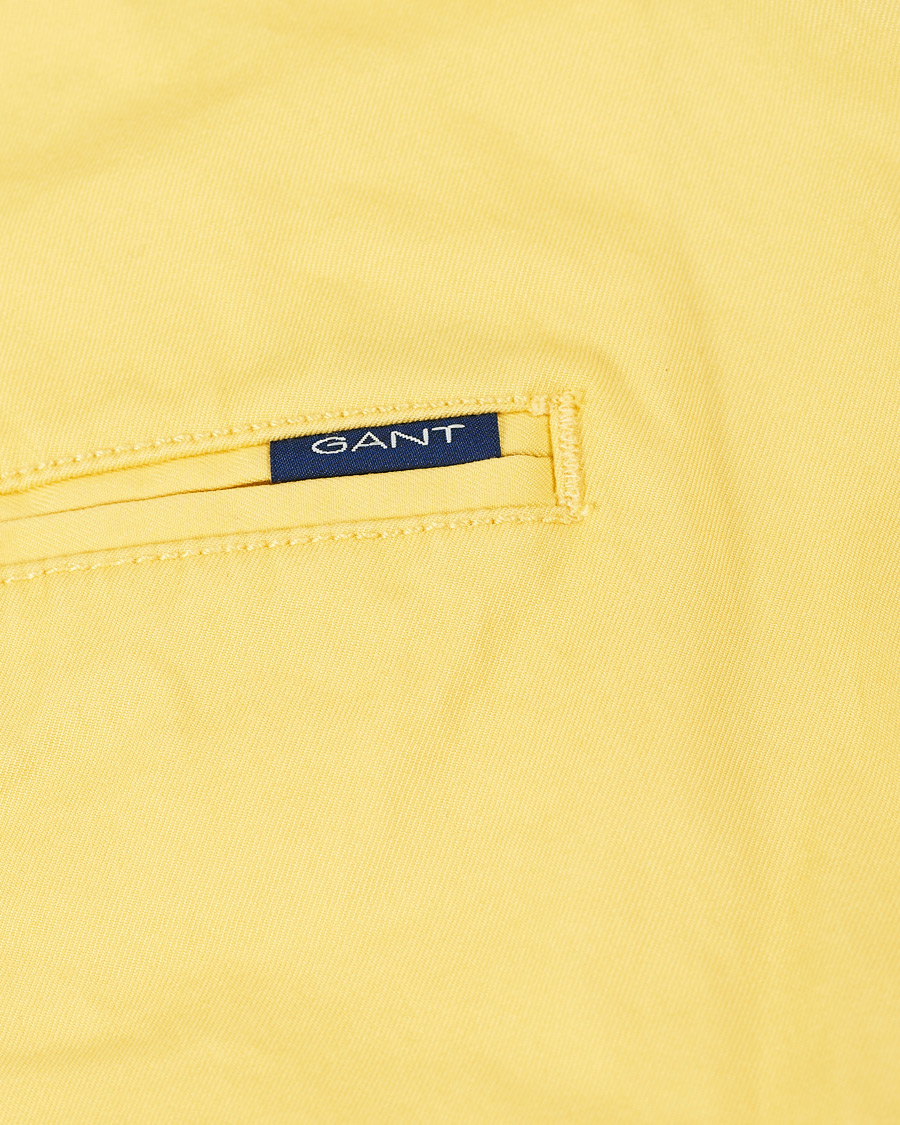 Hombres | Pantalones cortos | GANT | Regular Sunbleached Shorts Brimstone Yellow