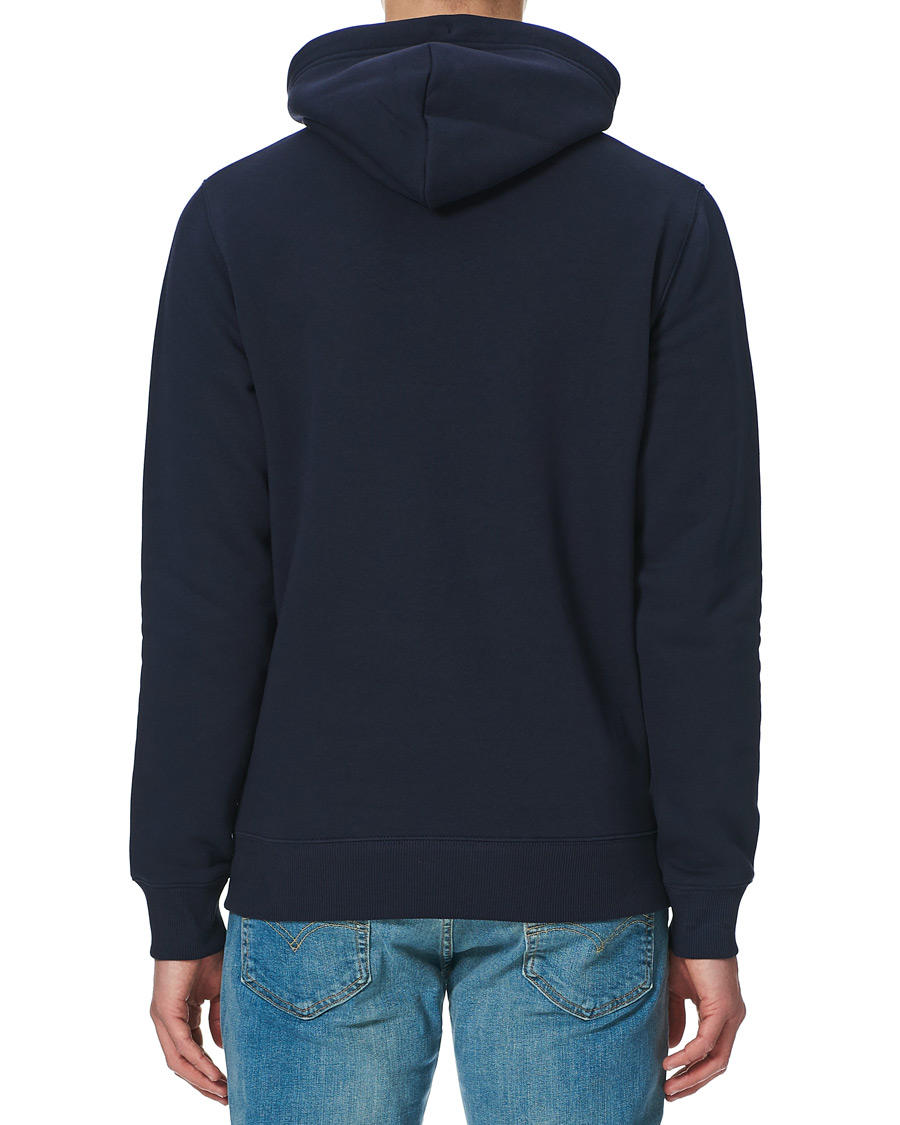 Hombres | Jerséis y prendas de punto | Gant | Original Shield Logo Hoodie Evening Blue