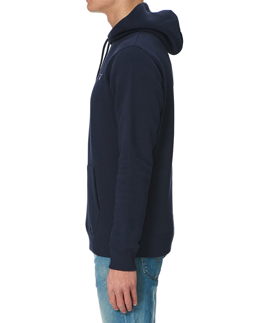 Hombres | Jerséis y prendas de punto | Gant | Original Shield Logo Hoodie Evening Blue