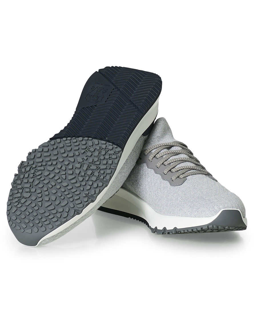 Hombres | Brunello Cucinelli Mesh Running Sneaker Light Grey | Brunello Cucinelli | Mesh Running Sneaker Light Grey