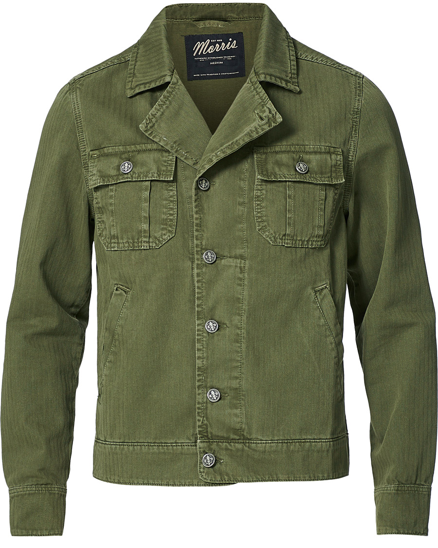 Hombres | Abrigos y chaquetas | Morris | Rochefort Twill Jacket Olive
