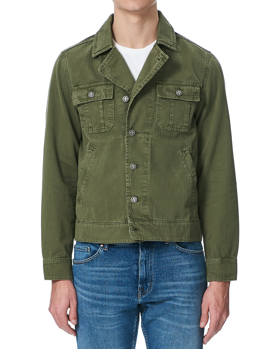 Hombres | Abrigos y chaquetas | Morris | Rochefort Twill Jacket Olive
