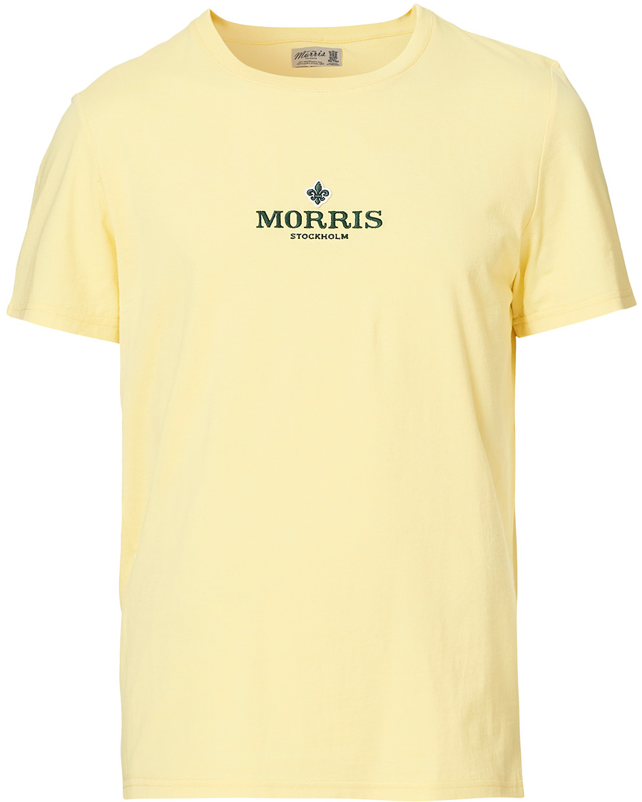 Hombres | Camisetas | Morris | Helton Logo Crew Neck Tee Yellow
