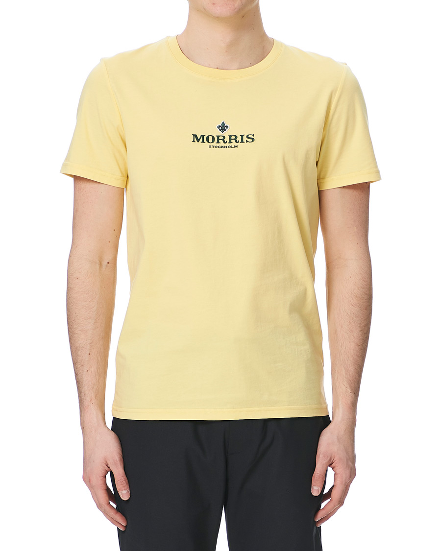 Hombres | Camisetas | Morris | Helton Logo Crew Neck Tee Yellow