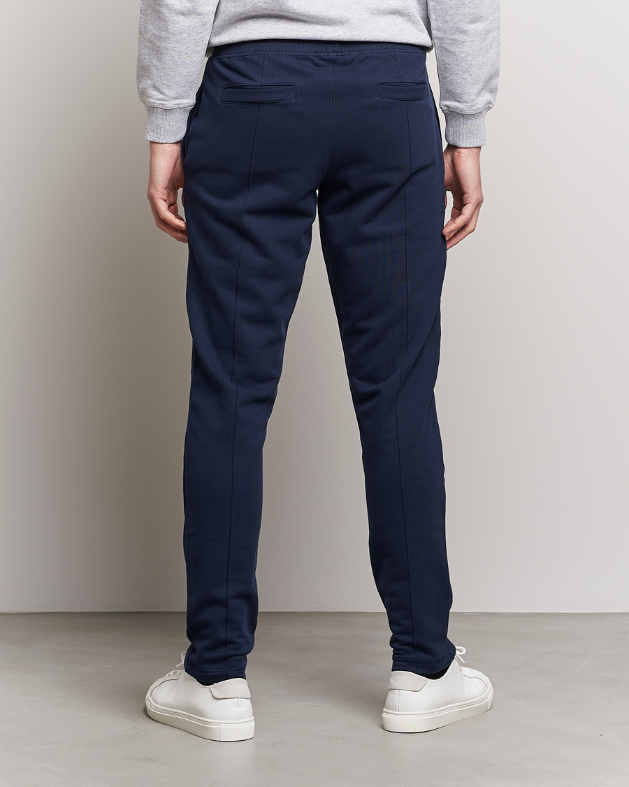 Hombres | Pantalones | Stenströms | Cotton Jersey Pants Navy