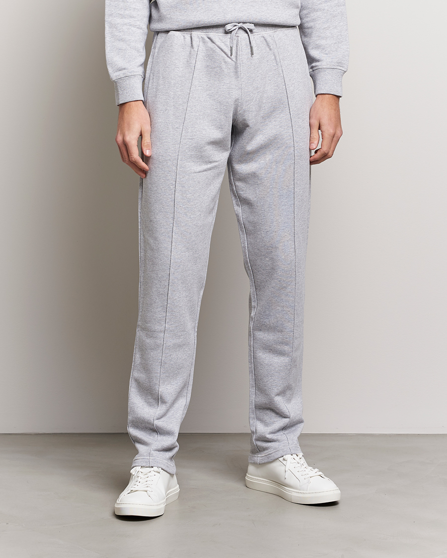 Hombres | Business & Beyond | Stenströms | Cotton Jersey Pants Grey