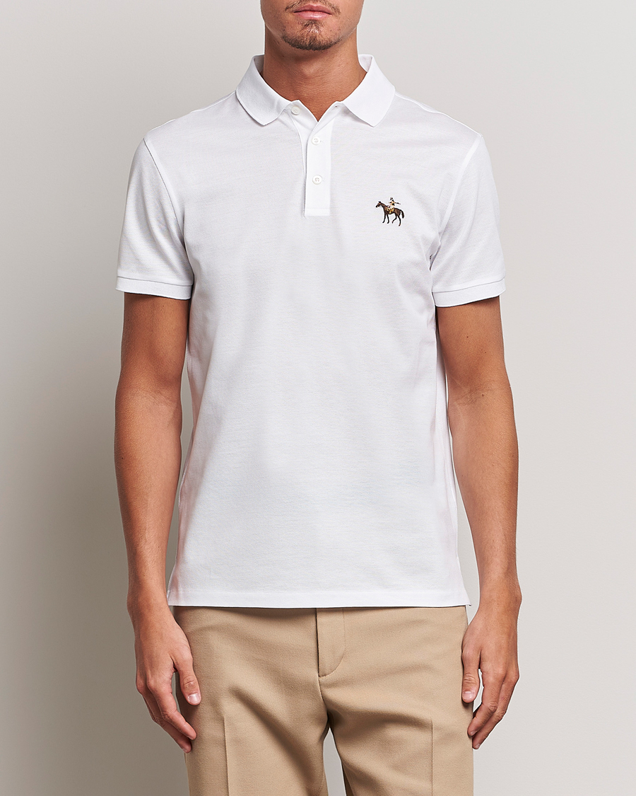 Hombres | Polos | Ralph Lauren Purple Label | Mercerized Cotton Polo Classic White