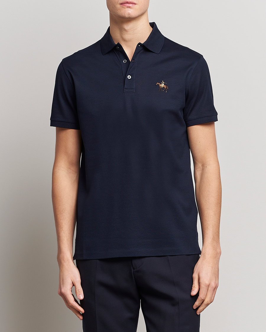 Ralph Lauren ネイビー ポロシャツ S パープルレーベル Ralph Lauren Purple Label Mercerized Cotton Polo Chairman Navy en