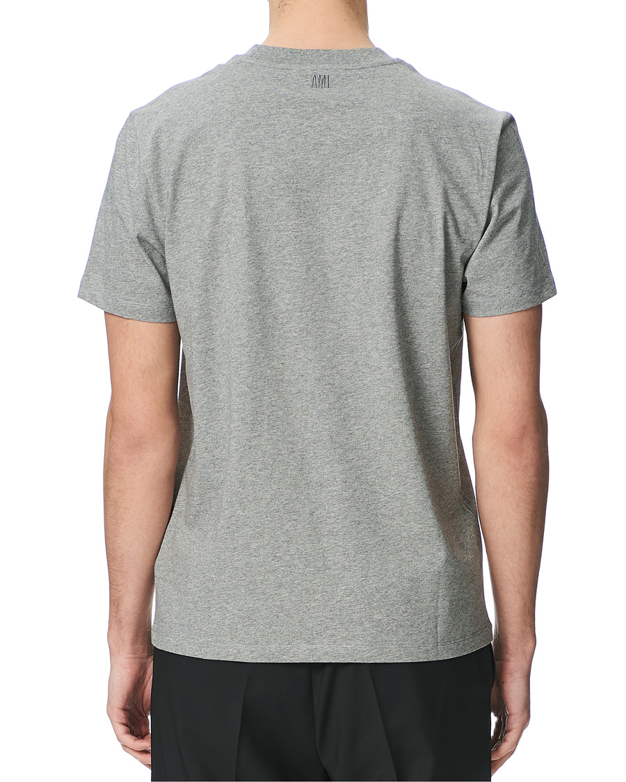 Hombres | Camisetas | AMI | Heart Short Sleeve Tee Heather Grey