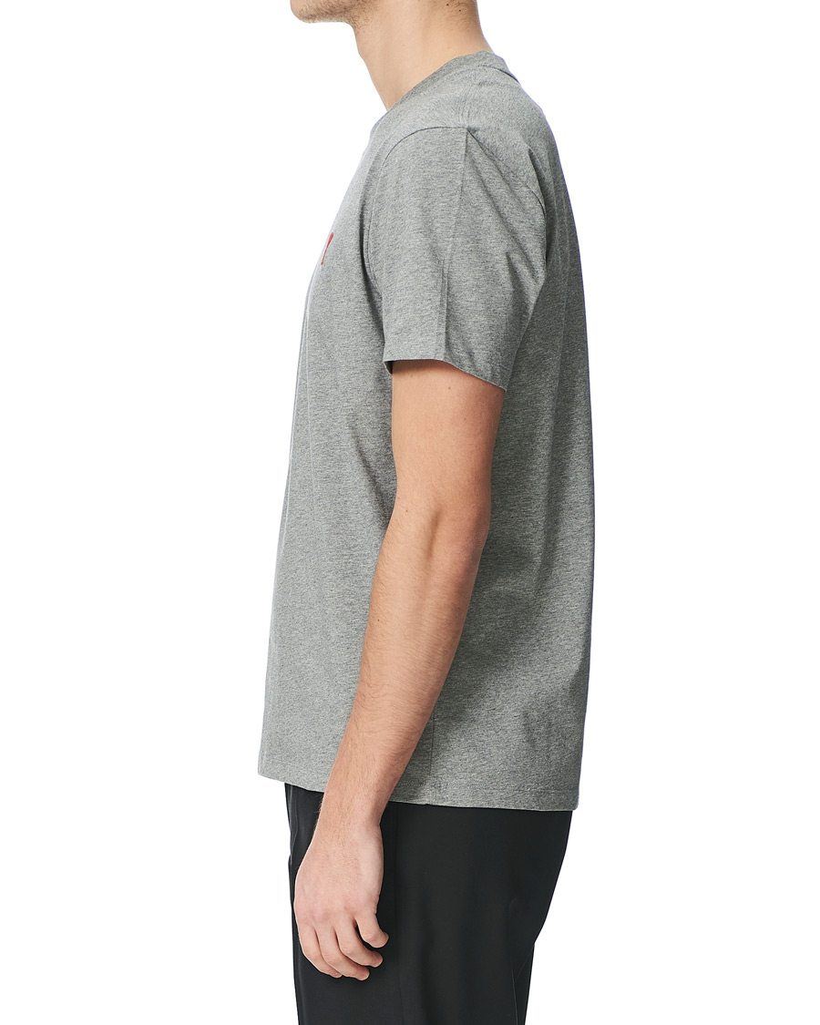 Hombres | Camisetas | AMI | Heart Short Sleeve Tee Heather Grey