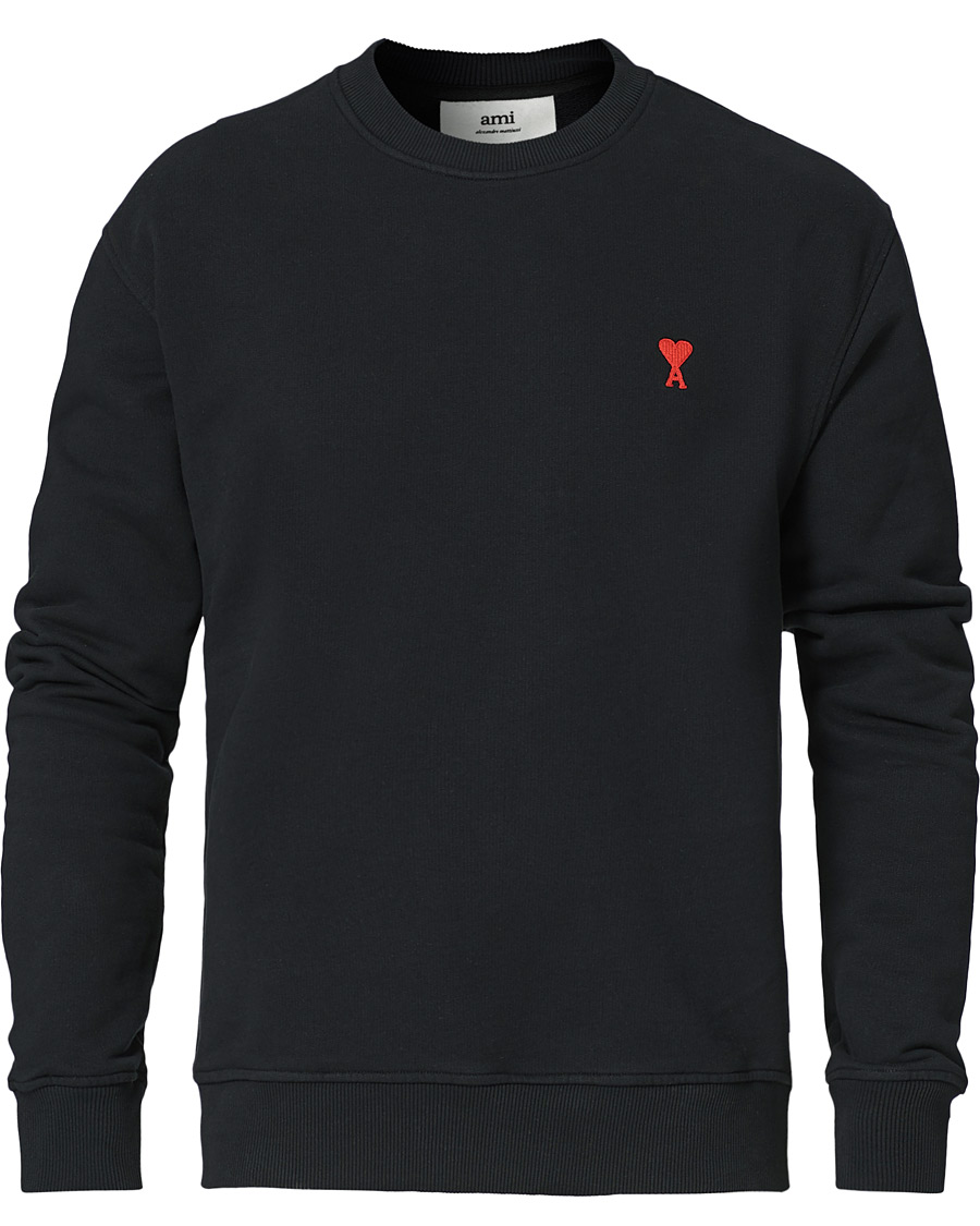 Hombres | Jerséis y prendas de punto | AMI | Heart Logo Sweatshirt Black
