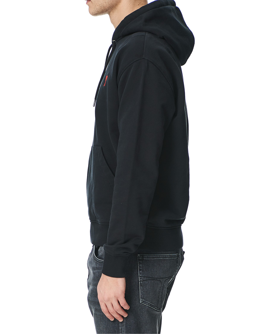 Hombres | Jerséis y prendas de punto | AMI | Heart Logo Hoodie Black