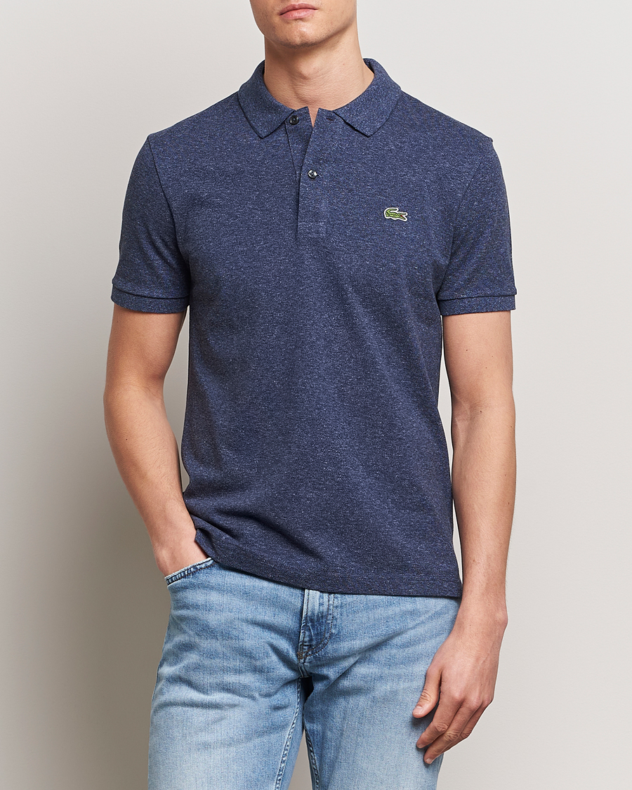 Hombres | Polos | Lacoste | Slim Fit Polo Piké Heather Nebula