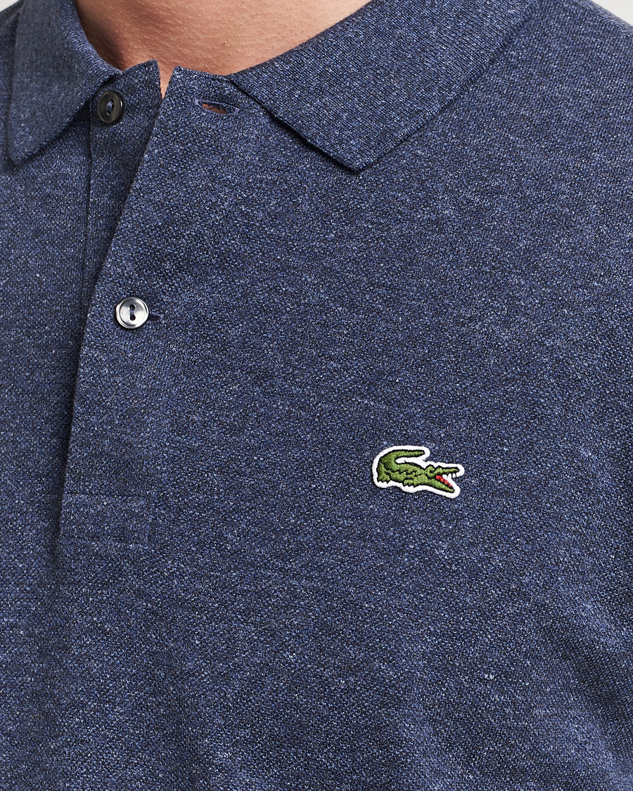 Hombres | Polos | Lacoste | Slim Fit Polo Piké Heather Nebula