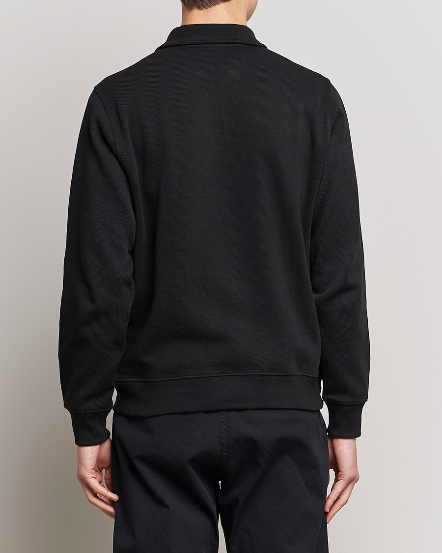 Hombres | Jerséis y prendas de punto | Lacoste | Rib Interlock Half Zip Black