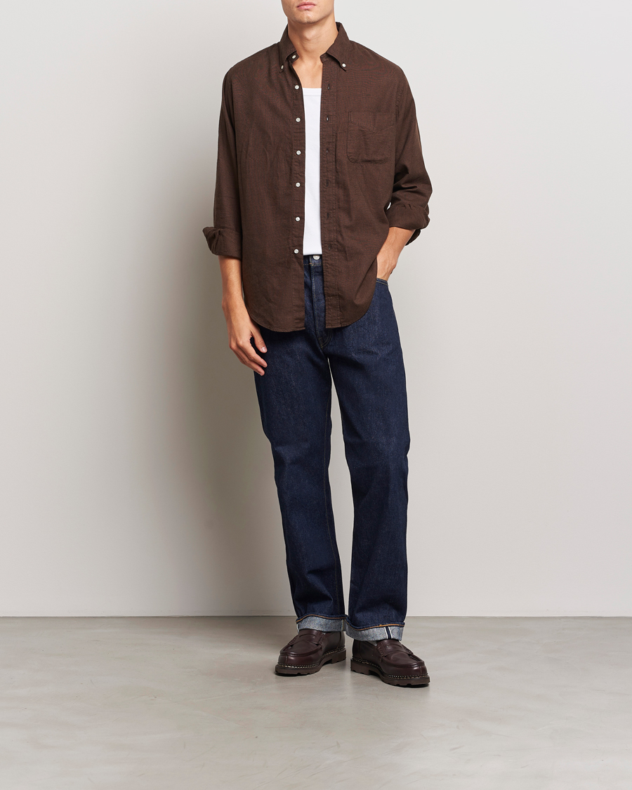 Hombres | Pantalones | orSlow | Straight Fit 105 Selvedge Jeans One Wash