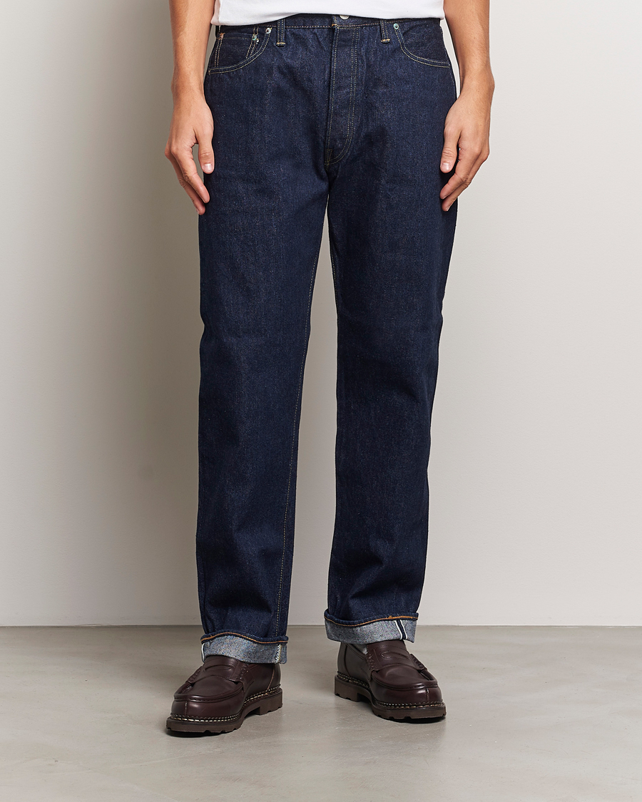 Hombres | Pantalones | orSlow | Straight Fit 105 Selvedge Jeans One Wash