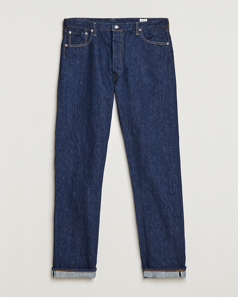 Hombres | Pantalones | orSlow | Tapered Fit 107 Selvedge Jeans One Wash