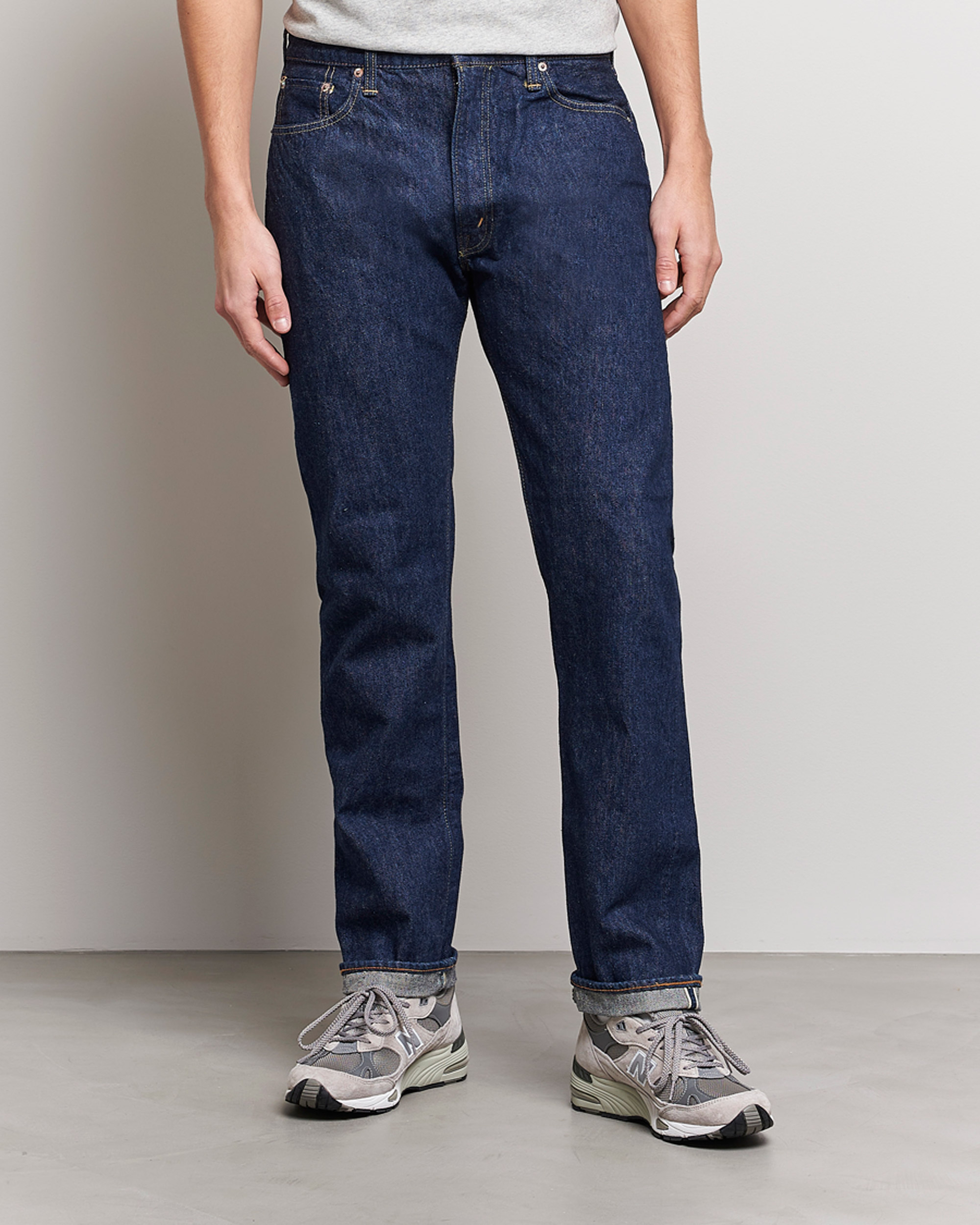 Hombres | Ropa | orSlow | Tapered Fit 107 Selvedge Jeans One Wash