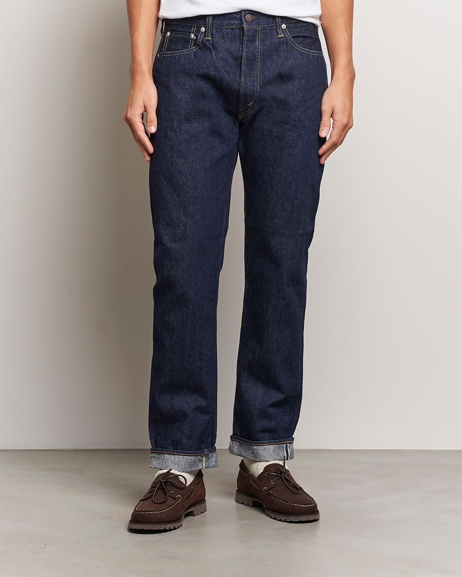 Hombres | Pantalones | orSlow | Tapered Fit 107 Selvedge Jeans One Wash