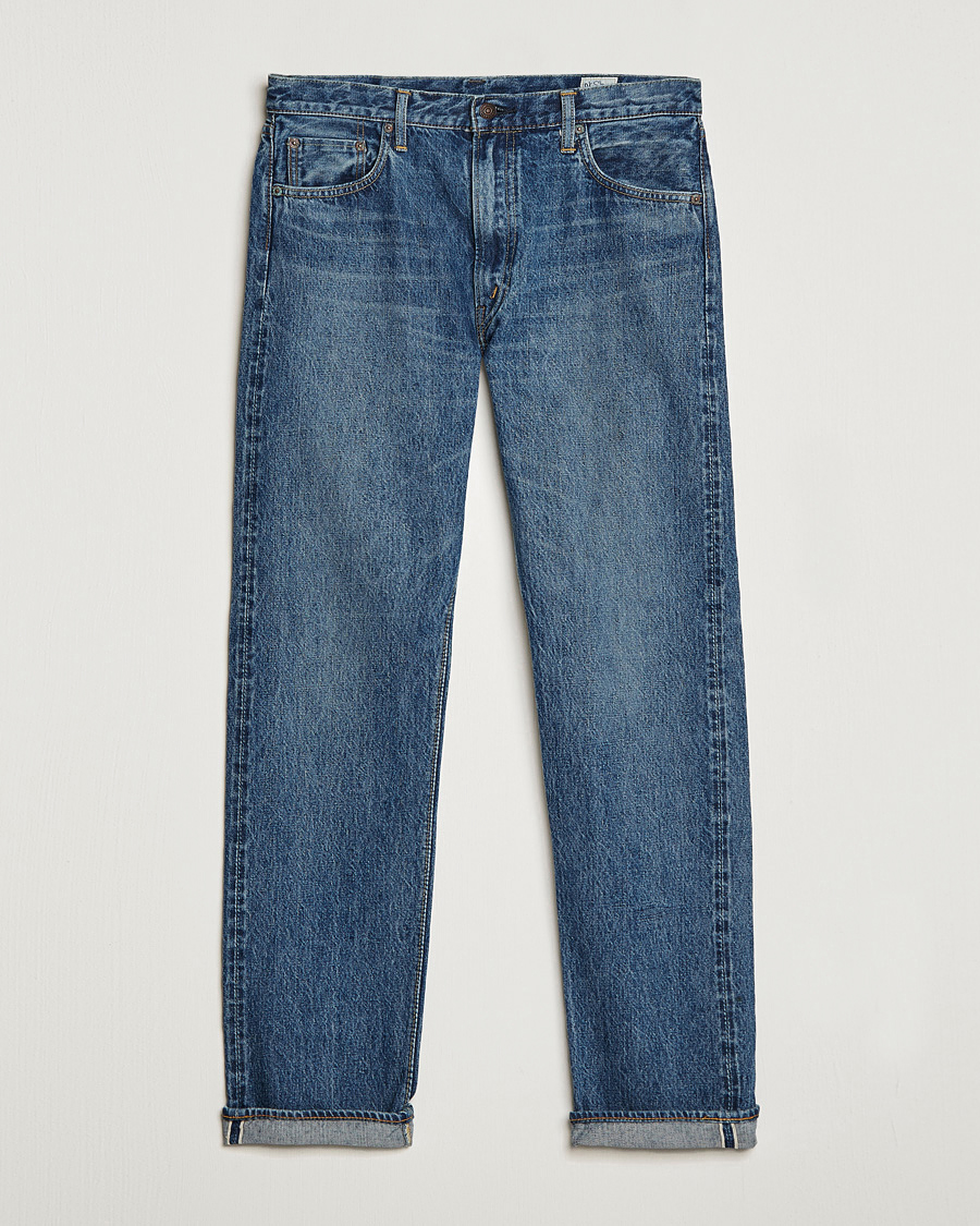 Hombres | Pantalones | orSlow | Tapered Fit 107 Selvedge Jeans 2 Year Wash