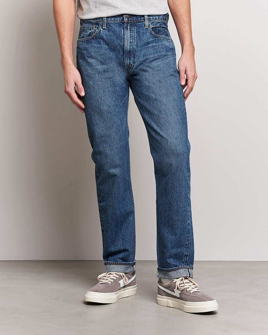 Hombres | Pantalones | orSlow | Tapered Fit 107 Selvedge Jeans 2 Year Wash