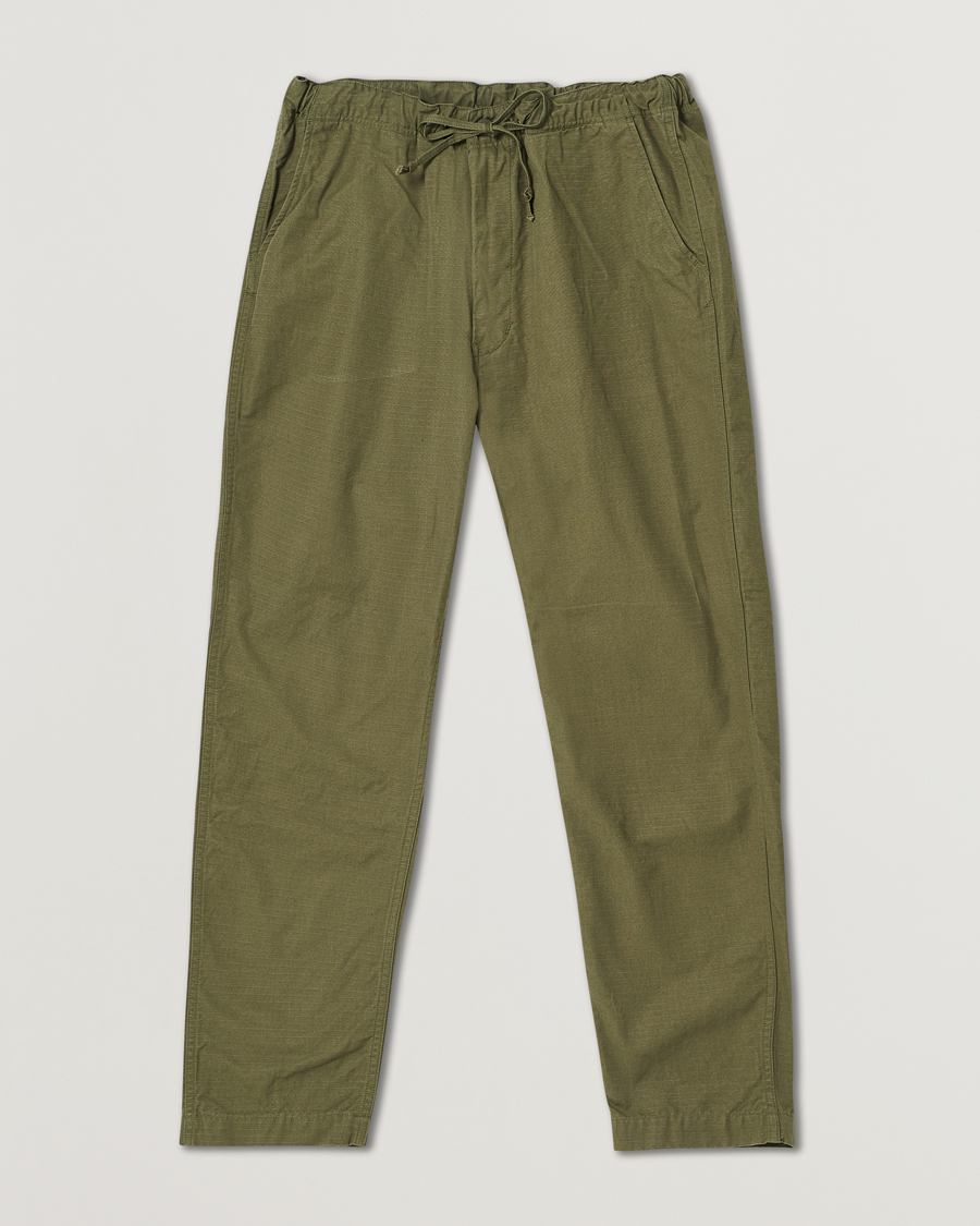 Hombres | Pantalones | orSlow | New Yorker Pants Army Green