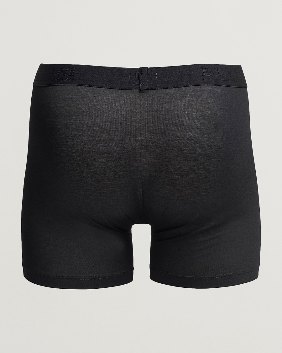 Hombres | Ropa interior y calcetines | Bresciani | Cotton Boxer Trunk Black
