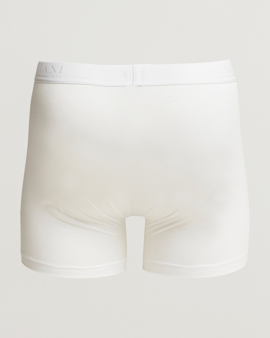 Hombres | Bresciani | Bresciani | Cotton Boxer Trunk White