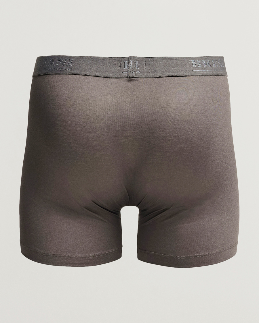 Hombres | Ropa interior y calcetines | Bresciani | Cotton Boxer Trunk Grey