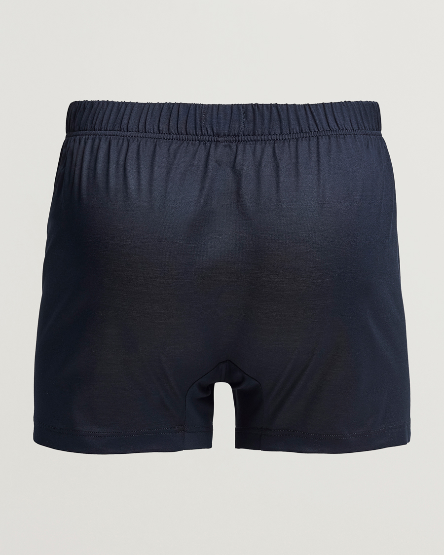 Hombres | Ropa interior y calcetines | Bresciani | Cotton Boxer Brief Navy