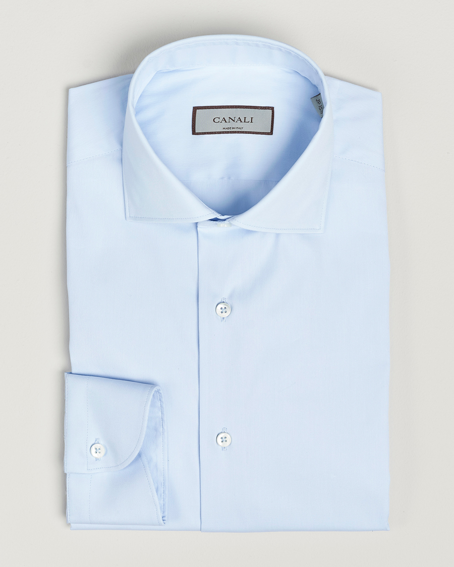  | | Canali | Slim Fit Cotton/Stretch Shirt Light Blue