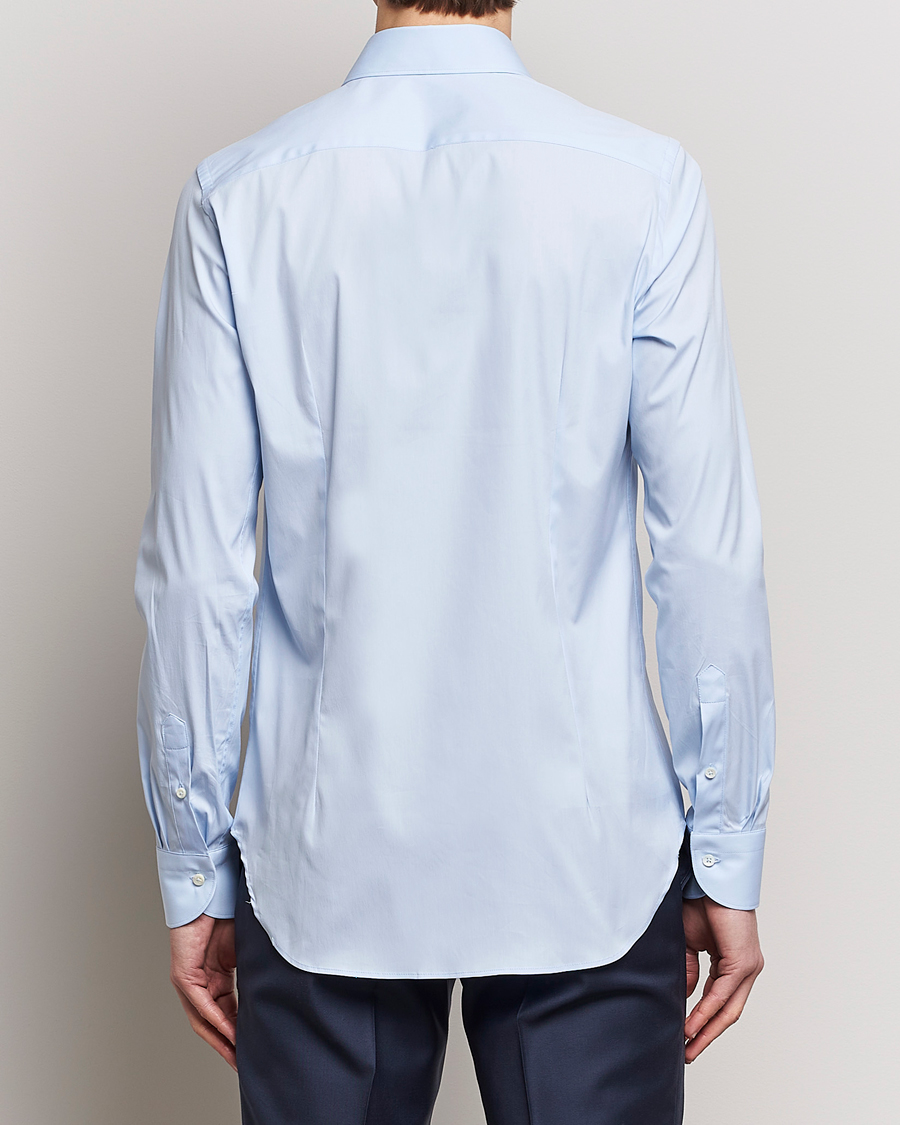 Hombres | Camisas | Canali | Slim Fit Cotton/Stretch Shirt Light Blue
