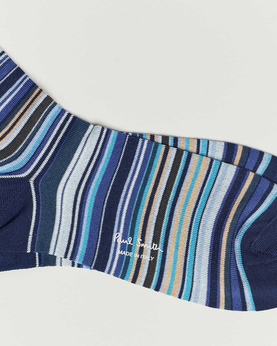 Hombres | Ropa interior y calcetines | Paul Smith | Mulitstripe Socks Navy