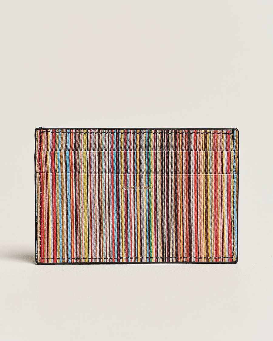 Hombres | Paul Smith Signature Stripe Card Holder Multi | Paul Smith | Signature Stripe Card Holder Multi